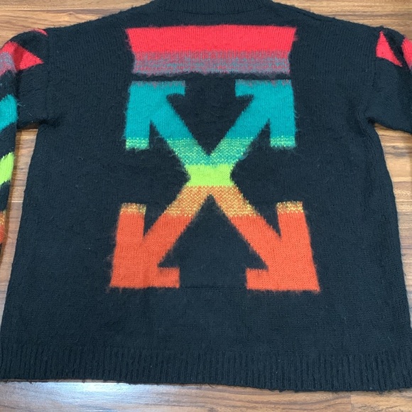 Men's OFF-WHITE Mohair Arrows, Virgil Abloh 2013 Sweater - Picture 8 of 16